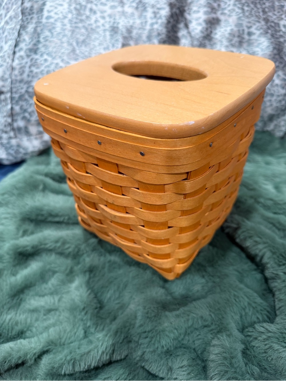Longaberger Woven Tissue Box Cover